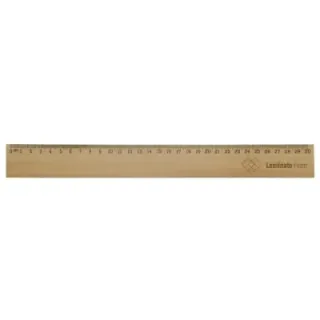 Ruler wood 30cm - LT91927 (gadzety reklamowe)